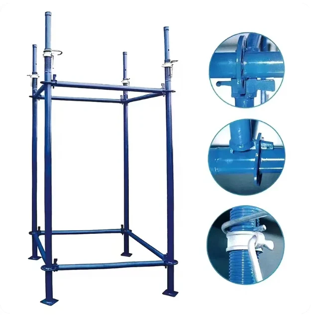 Adjustable Heavy Duty Steel Prop Scaffolding Formwork Galvanized Shoring Jack for Construction Scaffold Tools