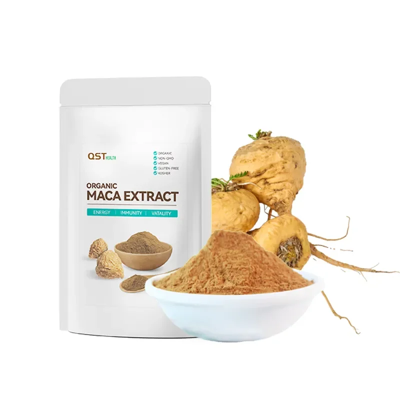 Supplements Natural Organic Black Maca Root Extract powder 0.6% macaamide Black Maca Extract Powder