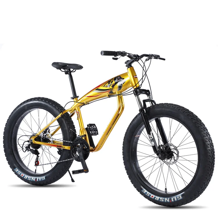 Factory 26 Inch Beach Bike Fat Tire Snow Mountain Bicycle with Double Disk Cheap big tire MTB bike (1600335491908)