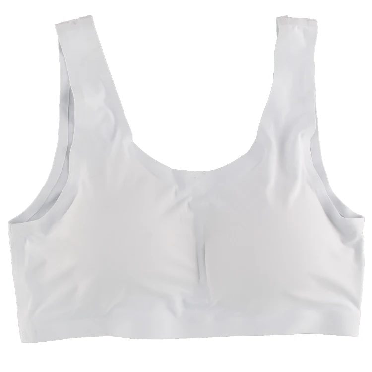 
Custom Color Women Sports Underwear Tank Top Bra One-Piece Ladies Bonded Crop Top Vest 