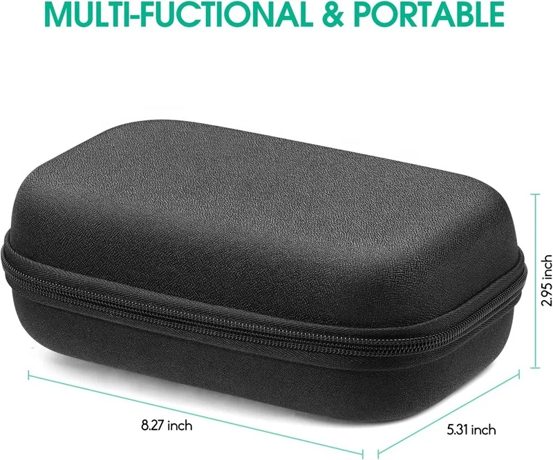 Custom Electronic Cable Organizer Bag-EVA Hard Drive Travel Case - Waterproof and Portable Charger Case USB Cord Organizer