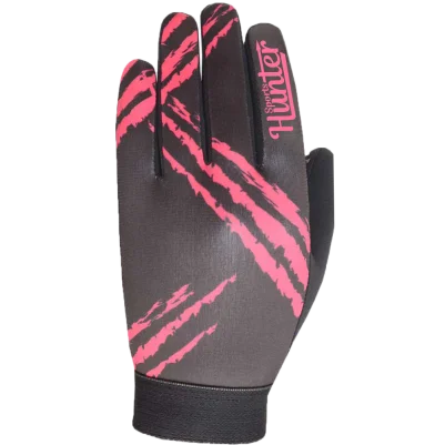 Outdoors Sports Breathable Bicycle Riding Cycling Gloves Sweat Absorbent and Windproof Flexible Print Pattern Bike Gloves