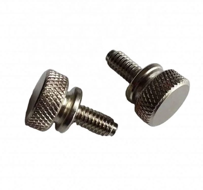 Chinese Fastener Manufacture Hand Twist Screw Stainless Steel Computer Case Screw Machine Screws