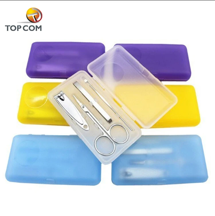 Оптовая продажа принадлежности для ногтей 4 в 1 аксессуары маникюра коробка набора