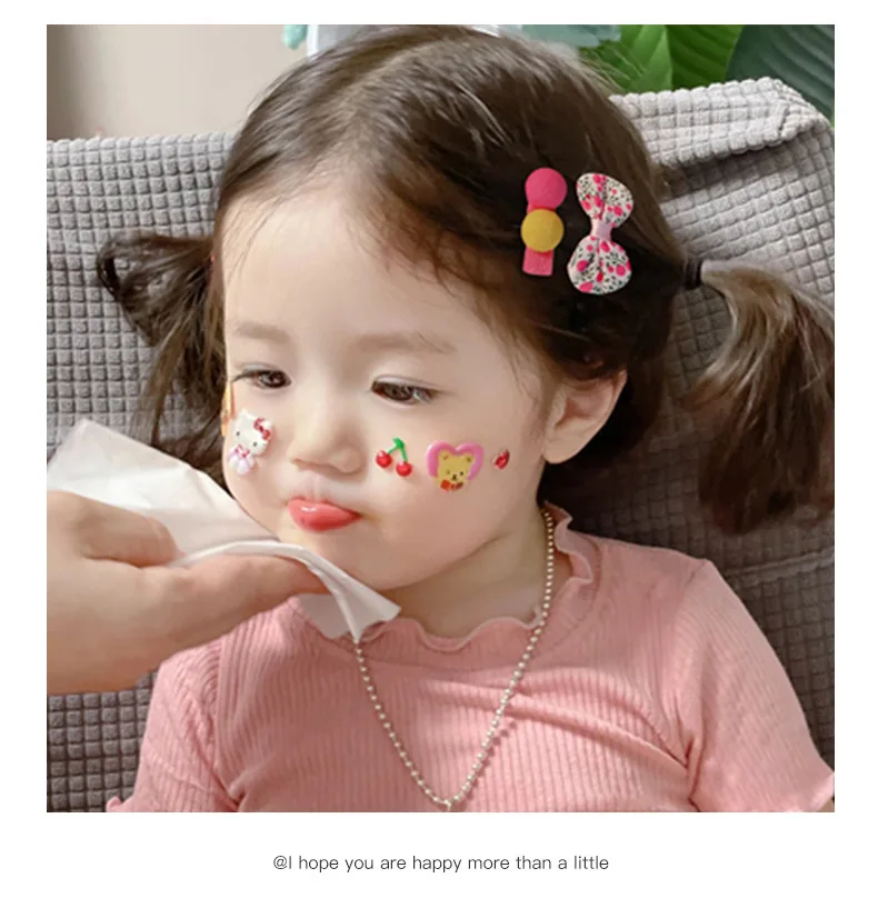 Fashion Non-slip Cute  Flower Girls 0-6 Baby Kids Hair Accessories Set Hair Pins Barrettes Hair Clips