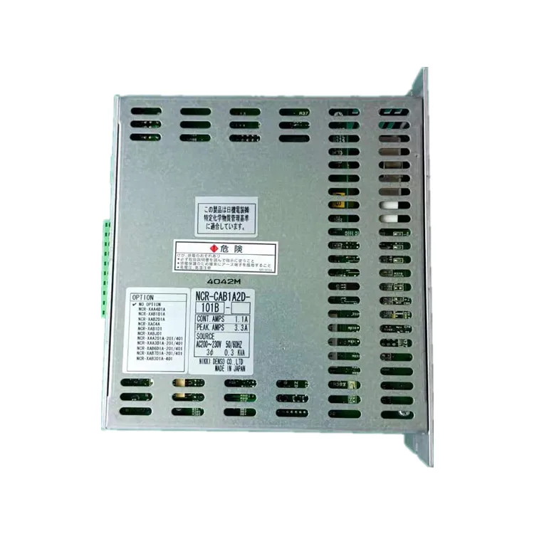 Nikkidenso Серво привод контроллер NCR-CAB1A2D-101B трехфазный AC200-230V 0.1KW