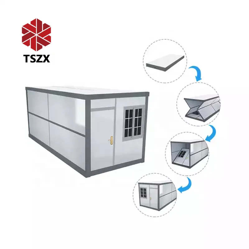 Customized container house prefabricated homes with prefab house for living Philippines foldable storage container container
