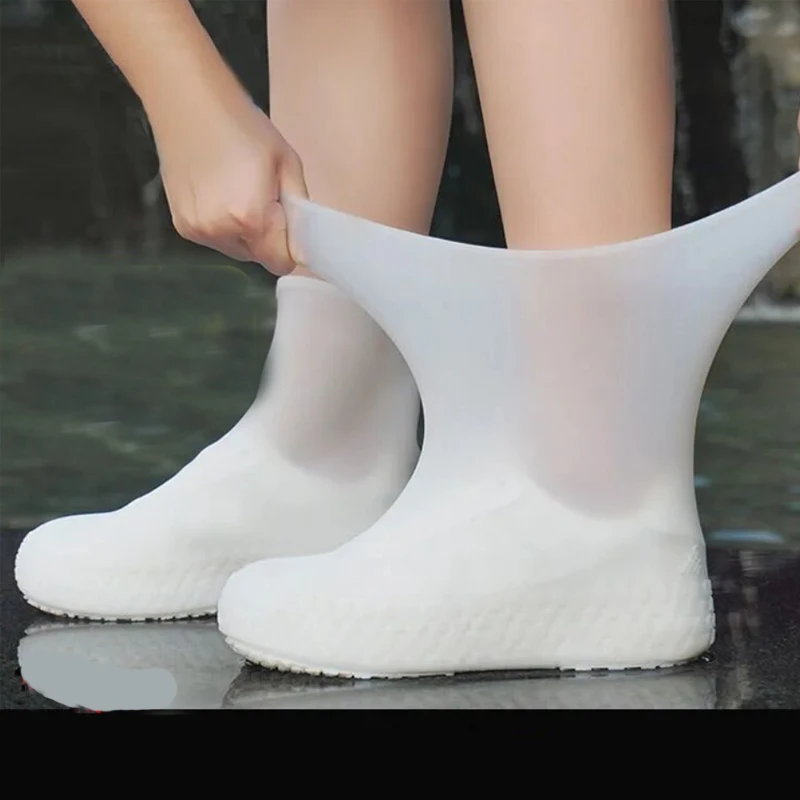 Wholesale Rain Boots Foldable and Wearable Reusable Anti-slip Waterproof Silicone Shoes Cover
