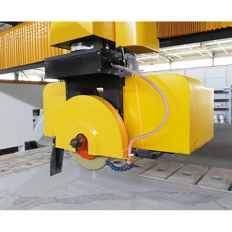 5 aixs bridge saw cnc marble cutting machine / grave stone carving and printing machine