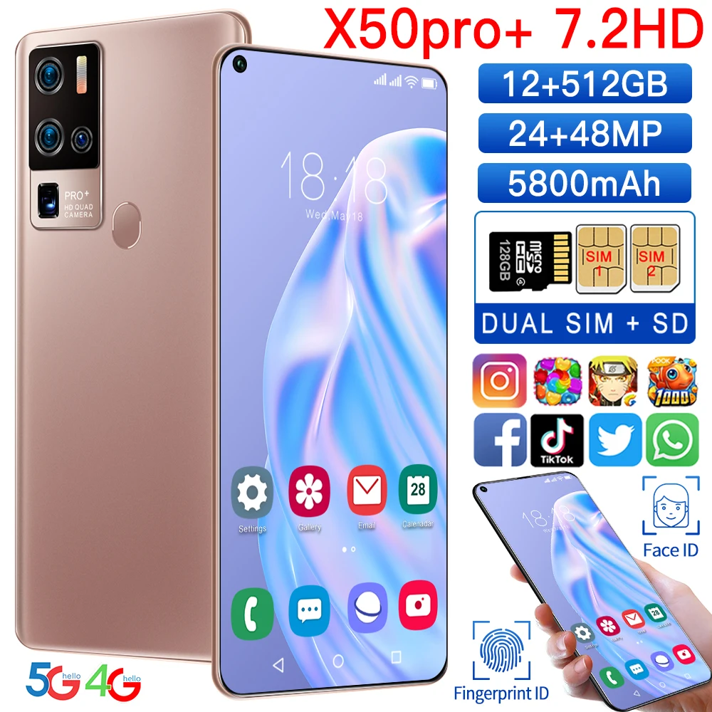 Для быстрой зарядки безопасен для 3D phone 5 аппарат не привязан к оператору сотовой связи Оригинальный 7 2-дюймовый большой экран MTK6889 богатый смарт телефон 12 ГБ 512 отличного качества