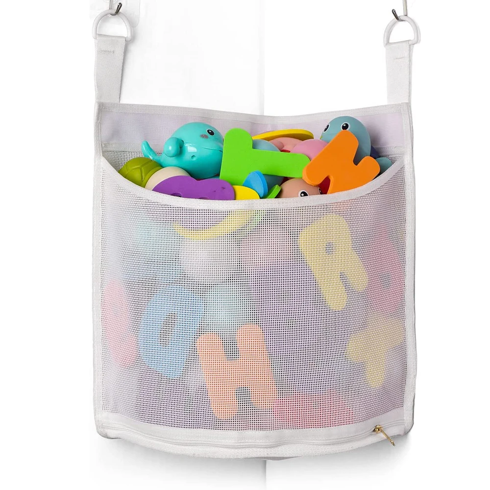 5456 Baby Quick Drying Organizer Storage Wholesale ODM Tub Corner Shower Hang Suspension Holder Multi Use Bath Toy Storage Bag