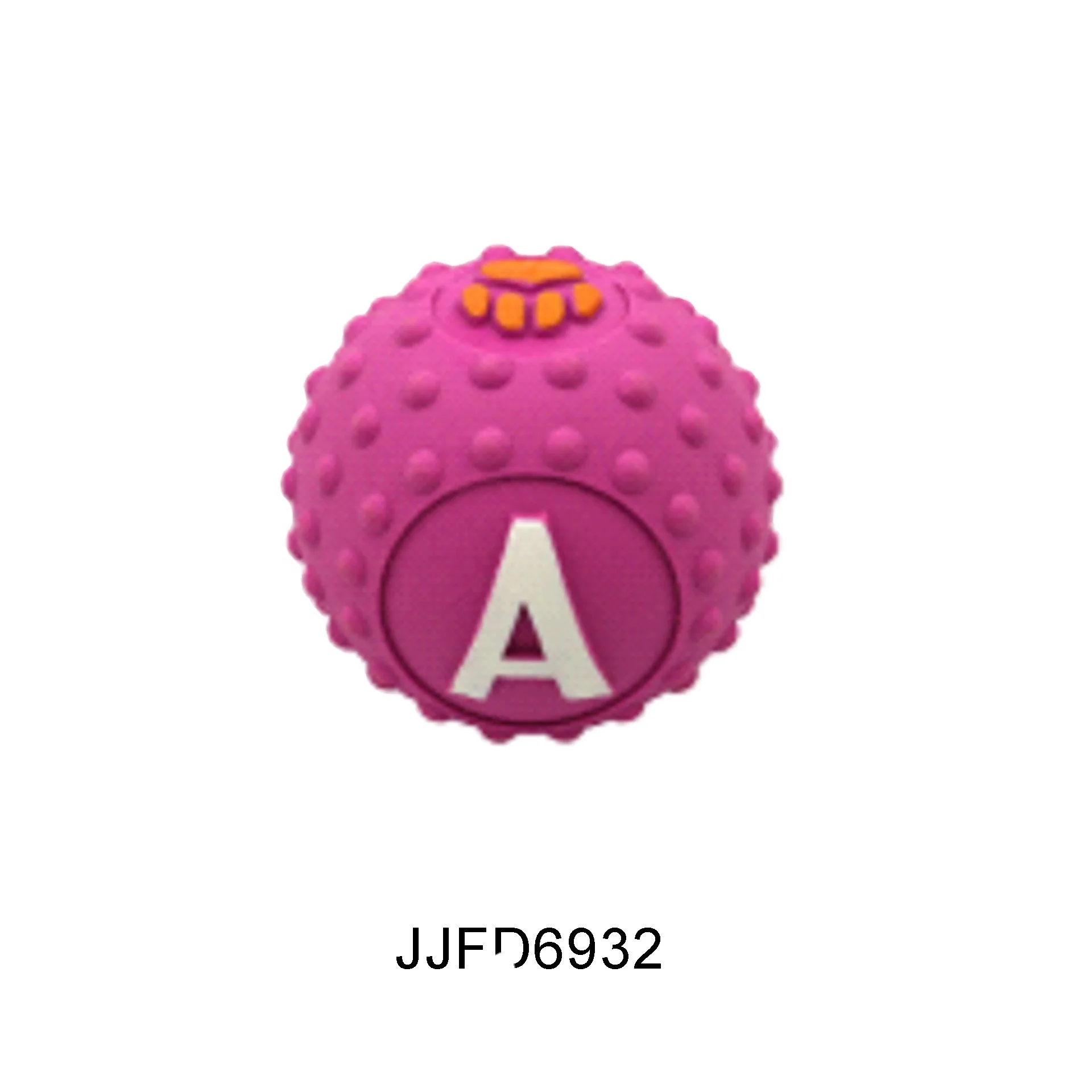 Игрушка для собак из латекса жевательная игрушка пищащий мяч готовые запасы JJFD6932 игрушки домашних