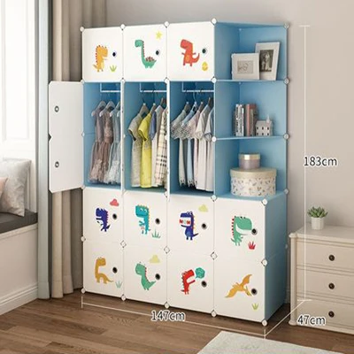 Bedroom Furniture Wholesale  Diy   Plastic Cube Clothes Wardrobe  Closet Shelf