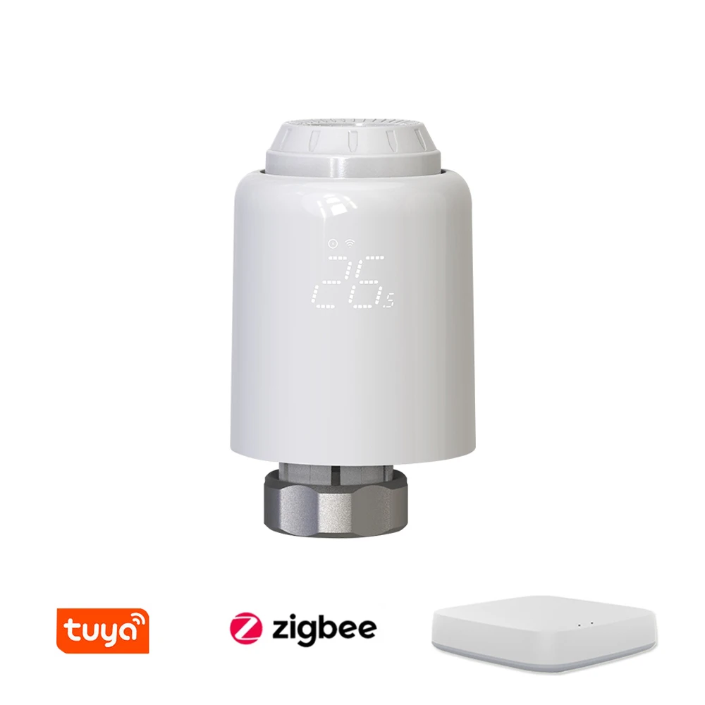 Beok TRV601 подогрев пола Wi-Fi zigbee клапан светодиодный цифровой экран управление через приложение Электрический Термостатический привод клапана