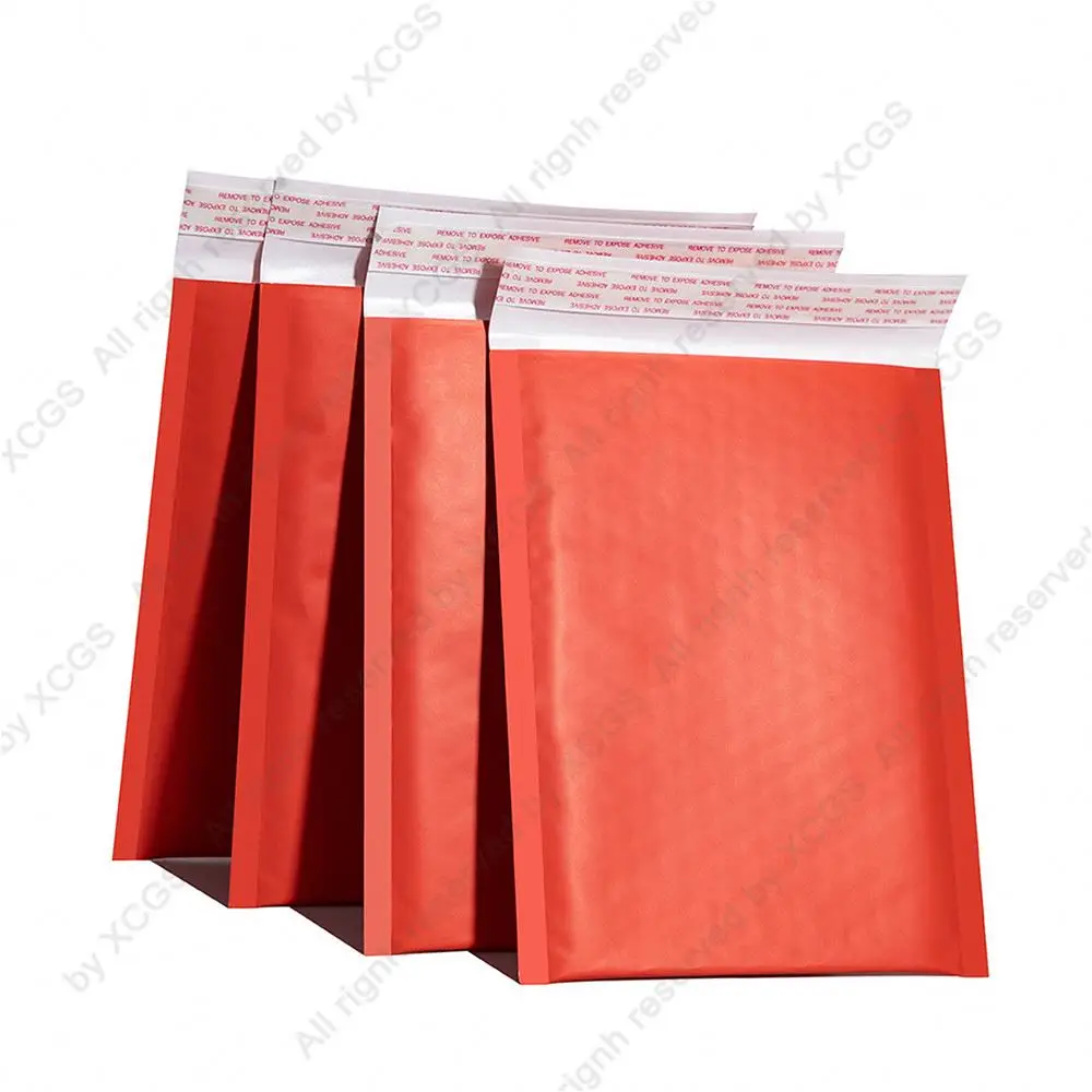 White Brown Yellow Kraft Padded Package Mailers Shockproof Custom Size Bubble Padded Paper Kraft Shipping Envelope Bags