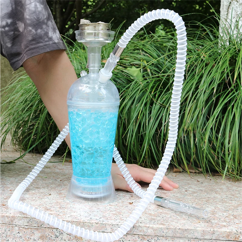 LED Wholesale car Portable plastic Shisha Hookah Cup