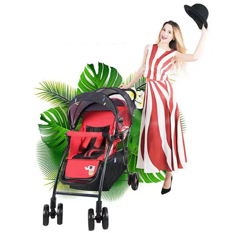 Most Popular Multi-function double baby strollers for toddler twins baby stroller