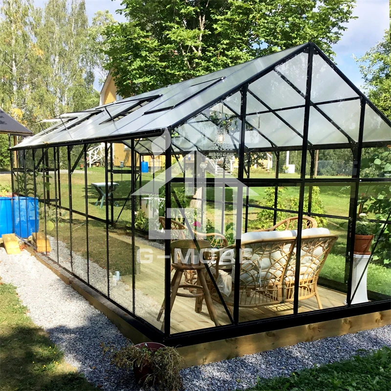 Garden Professional Polycarbonate Green House Greenhouse - 433X250X228cm