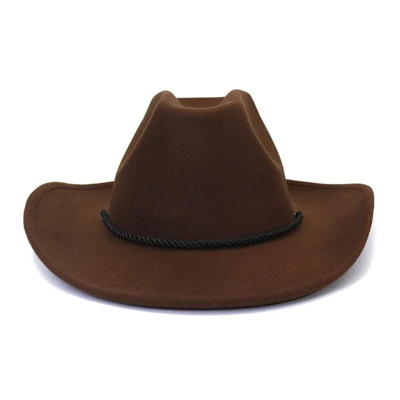 Китайский производитель, дизайнерские зимние фетровые ковбойские шляпы в западном стиле для мужчин