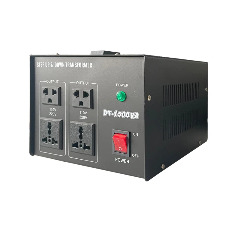 Manufacturer Professional home transformer Cheap 220v to 110v DT-1500va step-down auto Power transformer