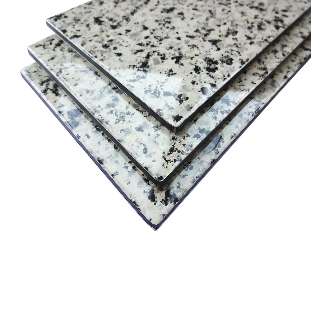 Marble  Coated Alucobond Aluminum Composite Panel 1220x2440mm ACP/ACM Sheet