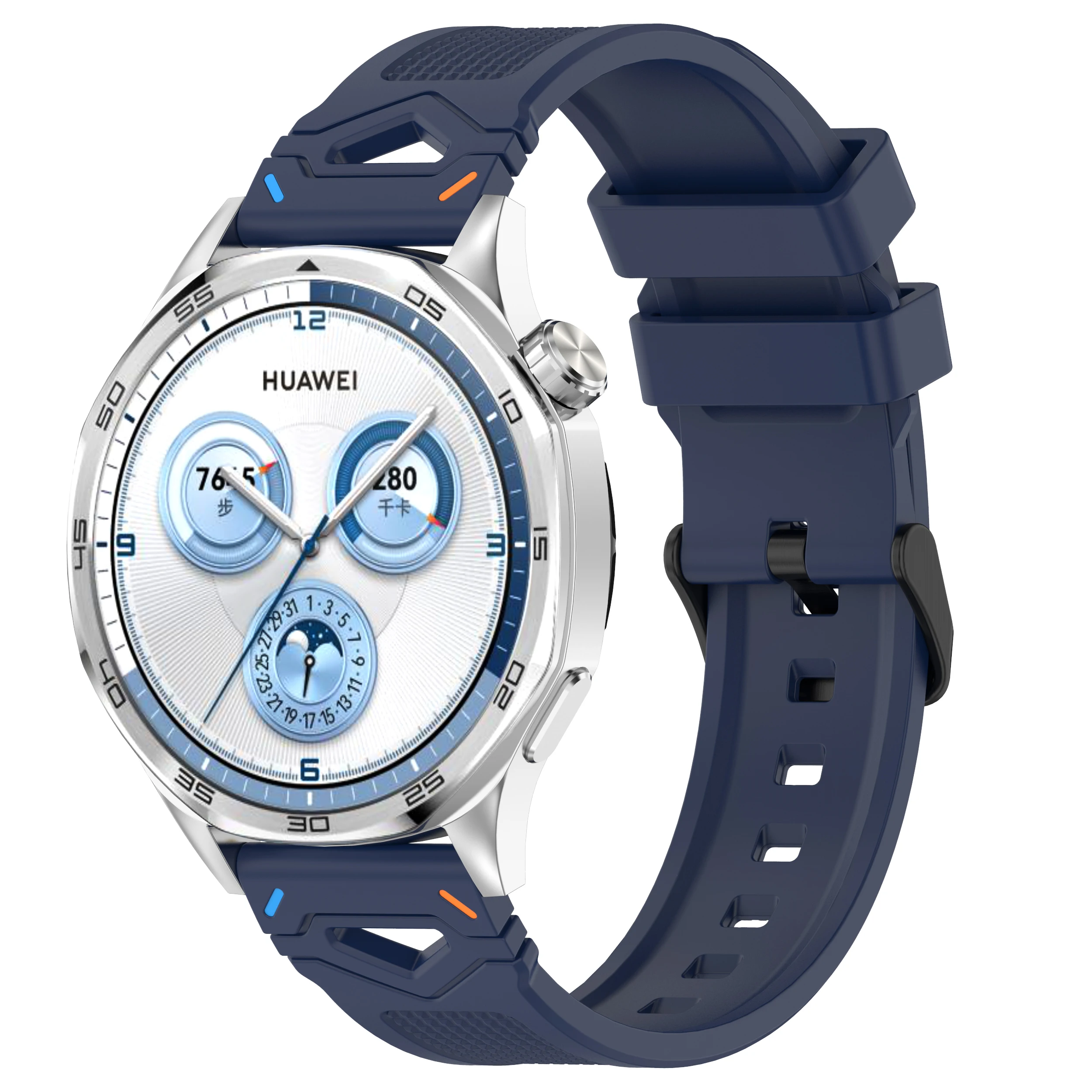 Топ модный силиконовый спортивный ремешок для 22 мм Galaxy Watch 7 65 4 Классический Huawei GT4 5Pro 41 46 часов