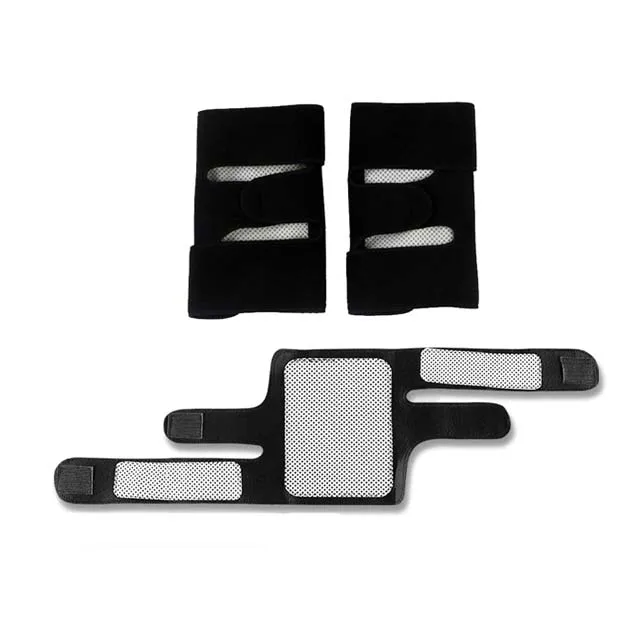 Adjustable medical tourmaline far infrared magnetic therapy knee pads brace for arthritis