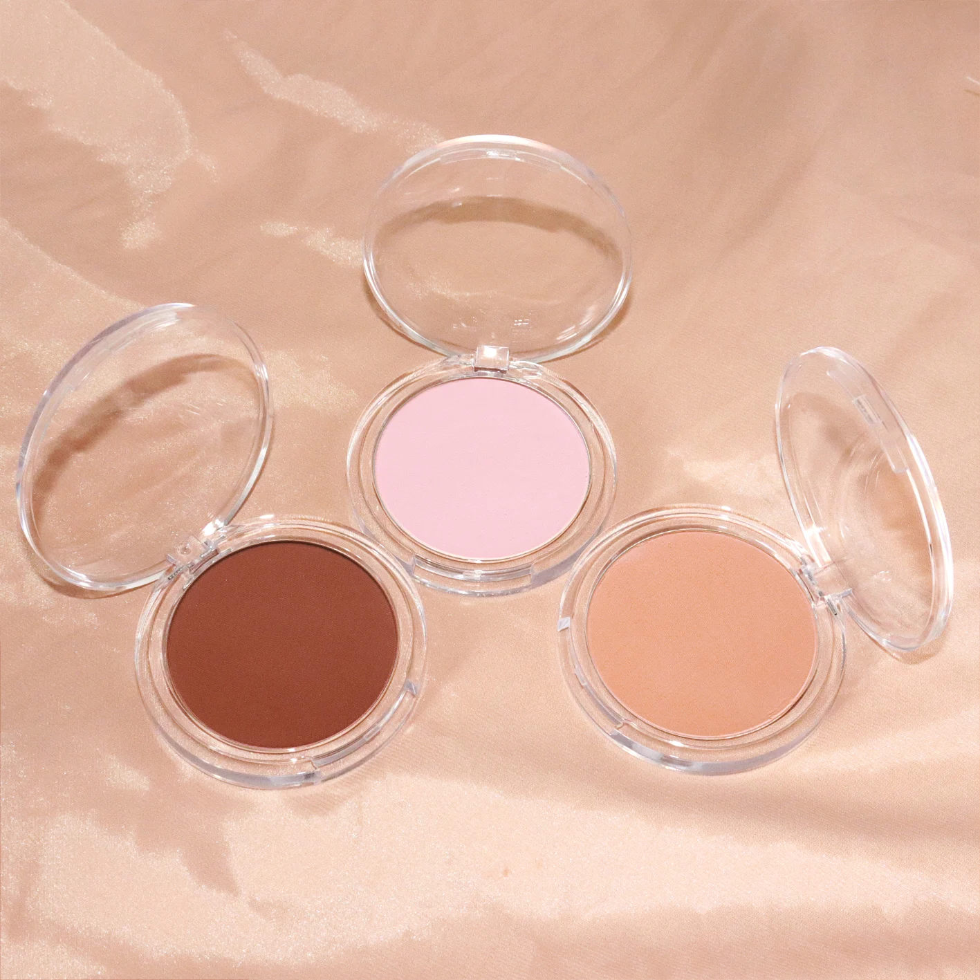 High pigmented OEM matte cruelty free pressed powder foundations and face powder makeup