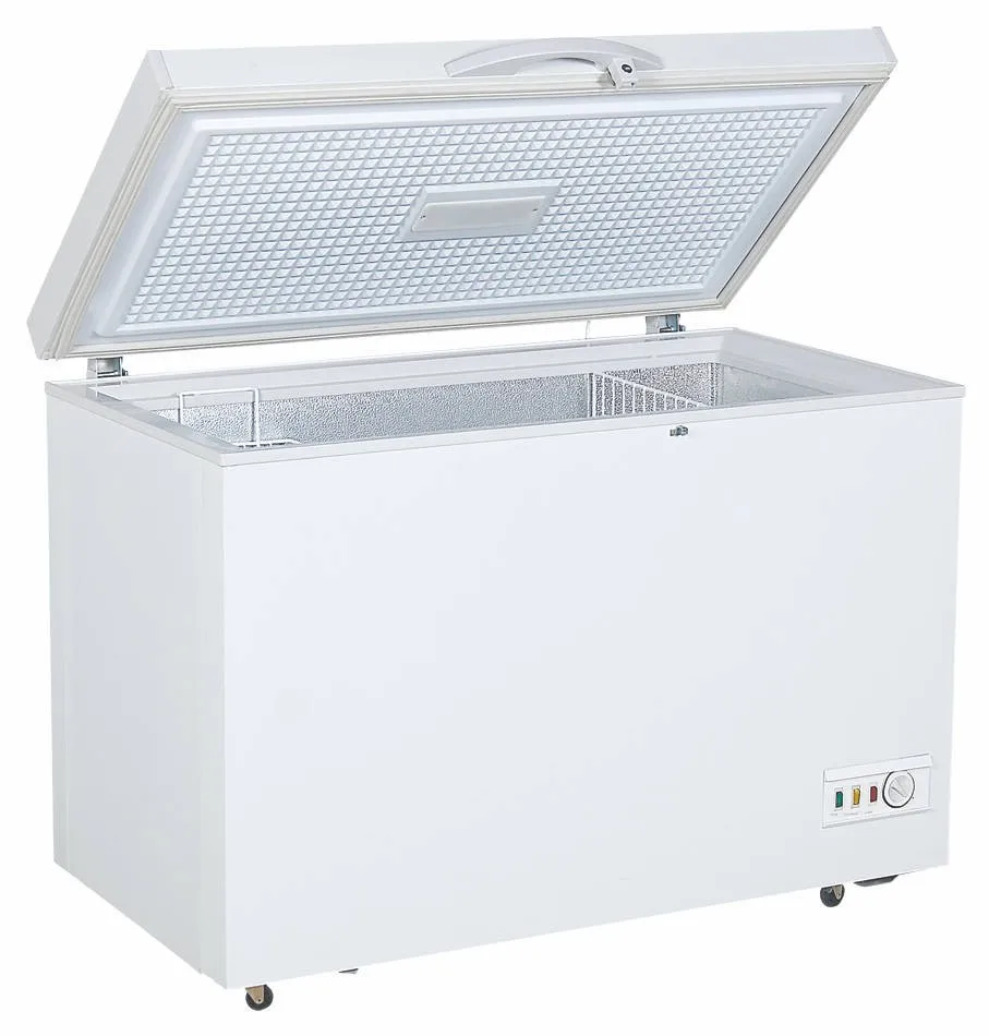hot selling 250L Popular Ultra Efficient  Single Door White Deep Frozen Chest Freezer