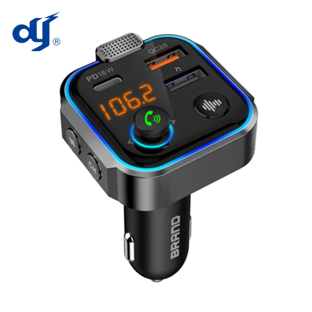  Новое поступление быстрая зарядка автомобильный FM-передатчик QC3.0 Bluetooth 5 0 комплект громкой