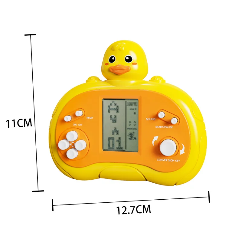 Portable Video Game Console Toys  Newest Classic Retro Block Game Console Toy with LCD Screen - kids gifts