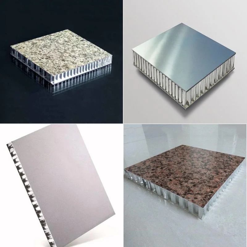 Lightweight aluminium panel with 2 cover sheets aluminum honeycomb