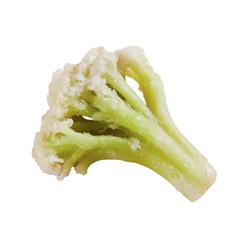 Organic IQF Blanched Cauliflower Floret GMO-Free Frozen Vegetable with Cut Leaf Halal BRC KOSHER Certified Hot Sell Fruit Cut