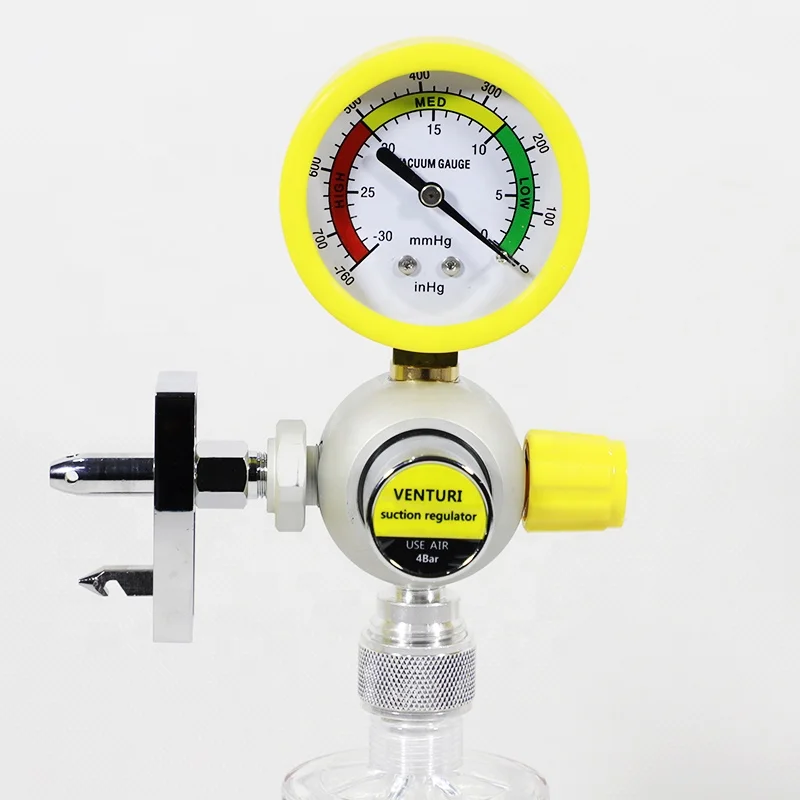Medical Venturi Suction Regulator For Hospital Bed Head Unit