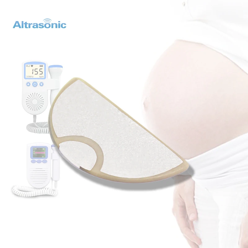 25mm 2.5mhz Half Moon Piezo Ultrasonic Piezoelectric Ceramic Disc For Heartbeat Baby Monitor Equipment