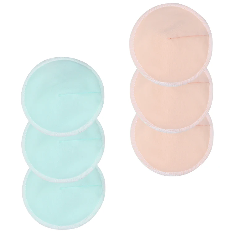 Famicheer Natural 100 Pure Organic Bamboo Nursing Pads Black Reusable