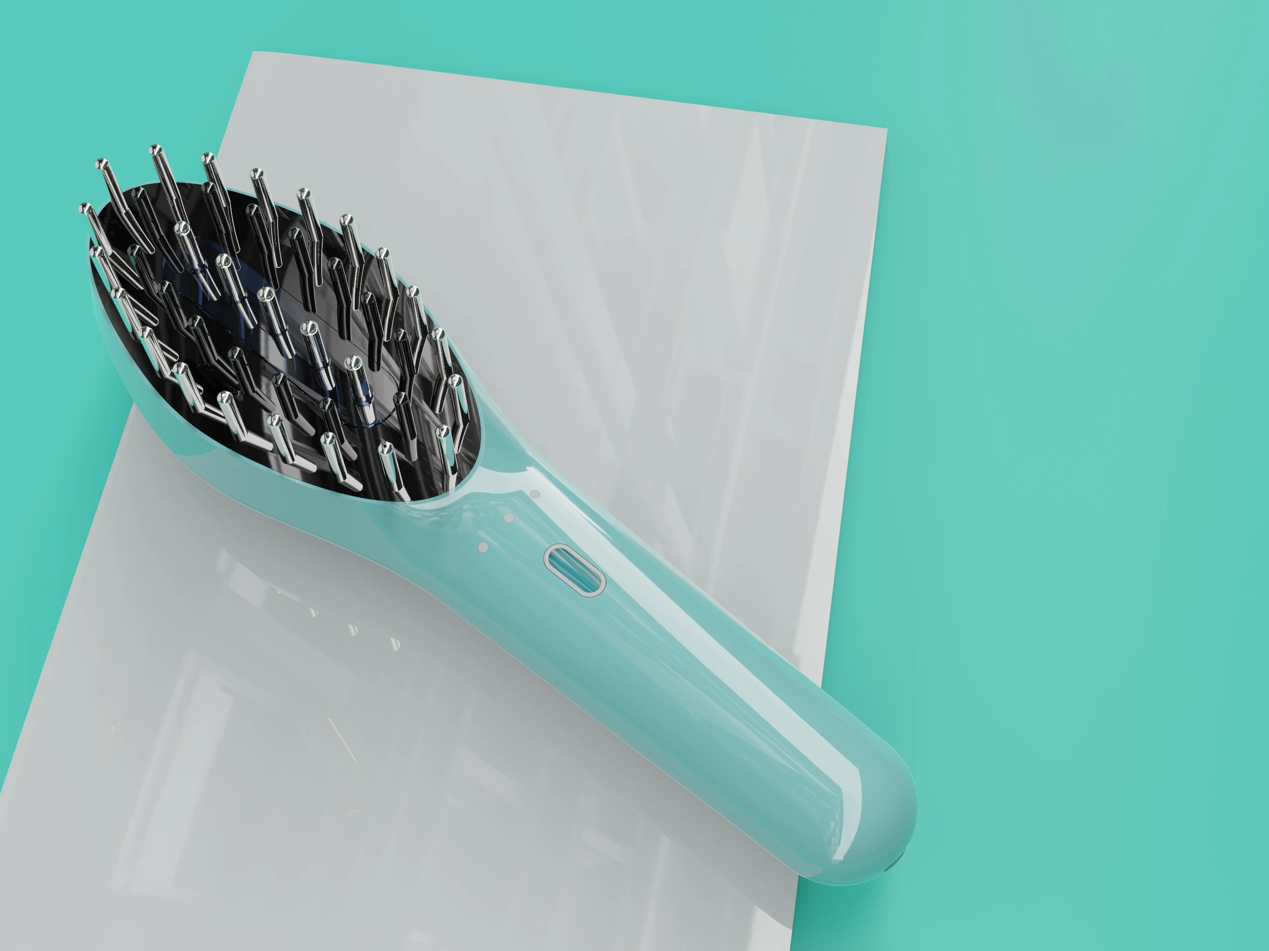 Latest Electric Smart Scalp Massager Scalp Massage Comb High Frequency Vibrating Hair Regrowth Comb With Oil Compartment