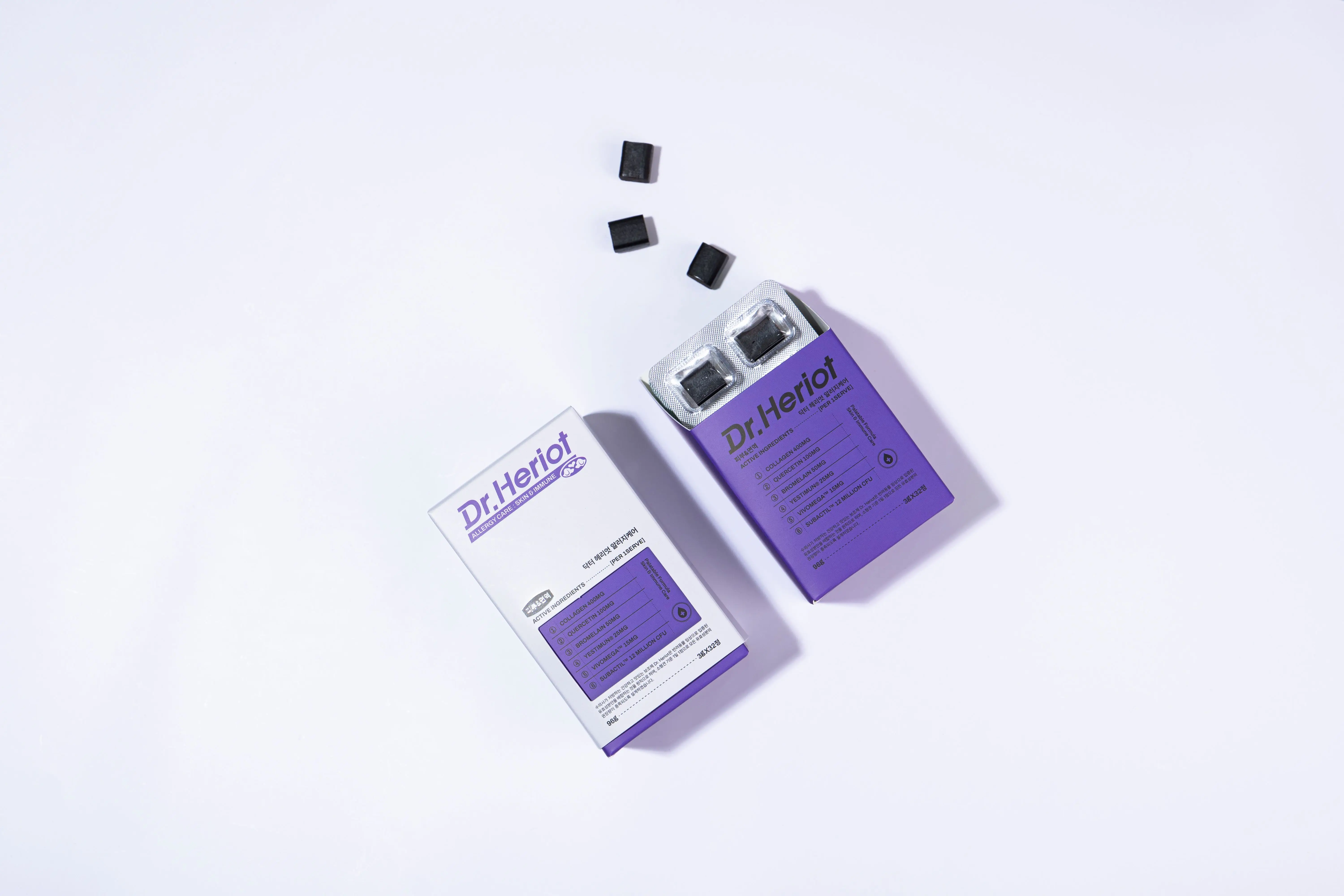 Уход за аллергией Dr. Heriot Новое поступление лидер продаж сделано в Корее продукт оптовая продажа гидролизованный для увлажнения