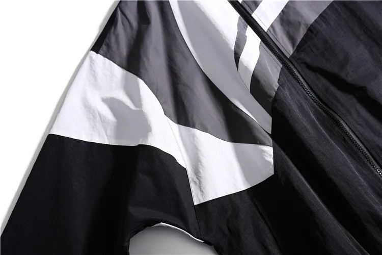 Куртка мужская бейсбольная в стиле пэчворк ветровка хип-хоп винтажная Свободная верхняя одежда большие размеры осень 2022