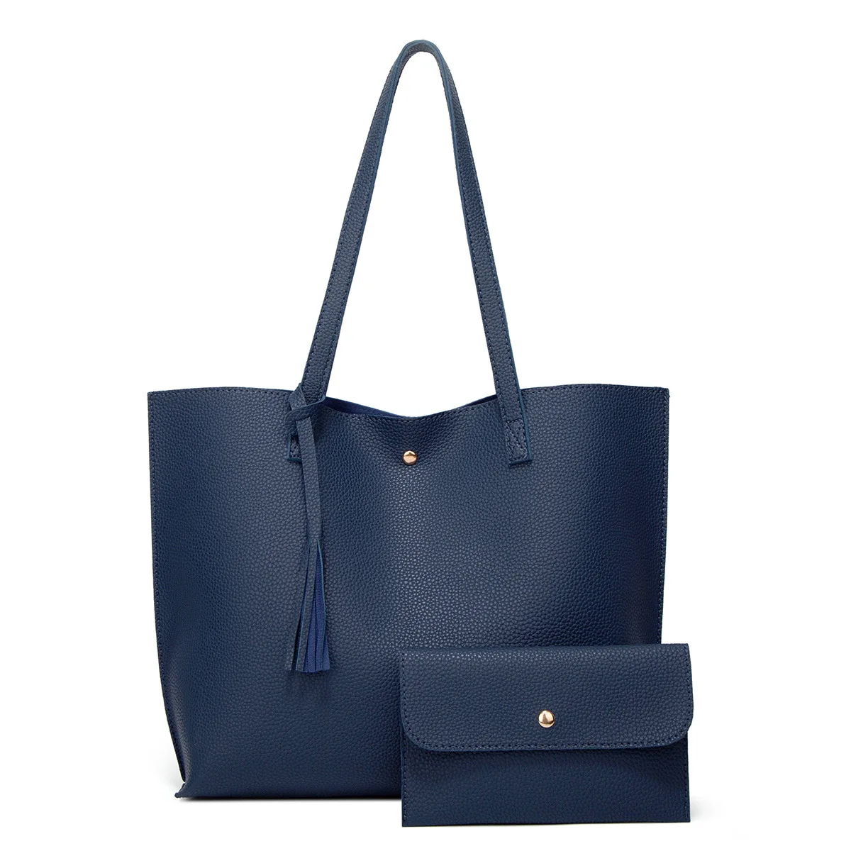 Wholesale Purse Pu Leather Woman Bag Set Fashion Shoulder Bag Ladies Large Tote Bags