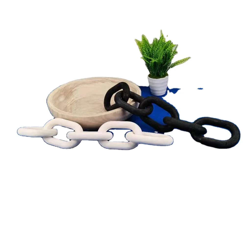 Custom wholesale natural wood bowl wood pot, fruit plate, round shape/wooden chain set