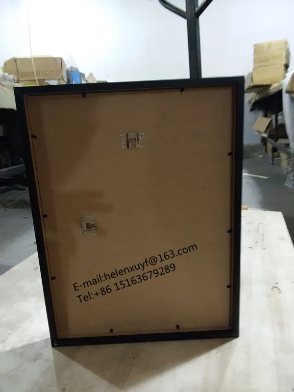Wholesale Simple Classic Wood Table Top Wall Mounted A1 A2 A3 A4 Certificate MDF Wood Photo Frame for Poster