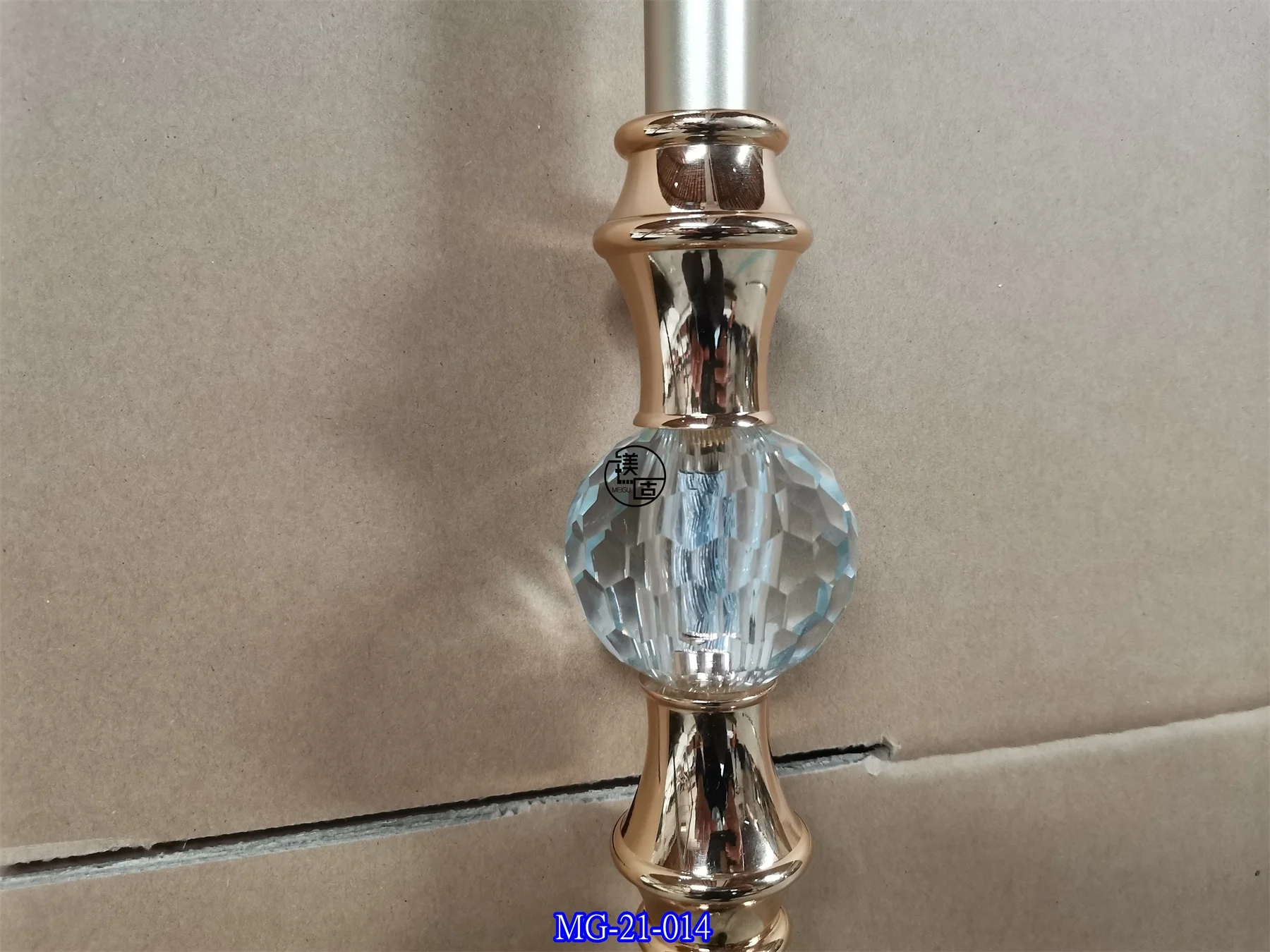 Best Selling Modern Crystal Stair Railing Casting Aluminum Interior Stairs Handrails Prices