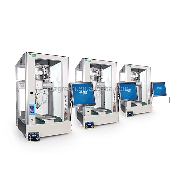 Green Cheapest Price Strong Factory Desktop PC Type Soldering Machine SI10R-S4 Semi Auto PCB LED SMT Welding Soldering Robot