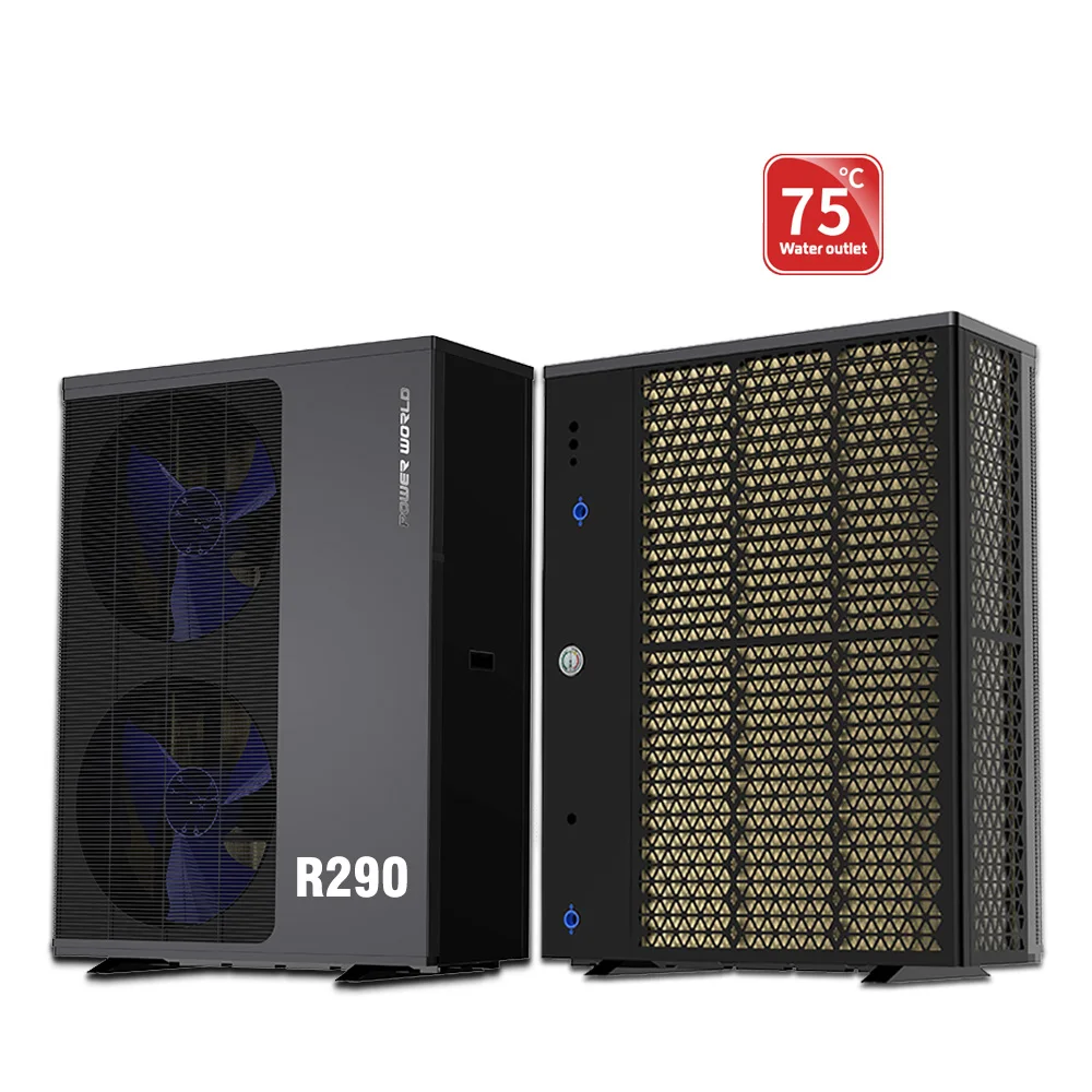 Мощный Мировой бестселлер wifi контроллер инвертор водяной тепловой насос 15 кВт r290 Моноблок