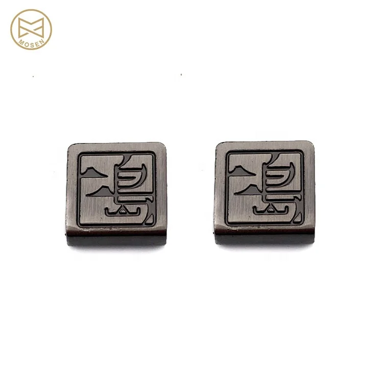 Customized Brushed Finished Metal No Rust Toothed Hoodie Pocket Rectangle Clamp Garment Hem Clip For Tee Belt