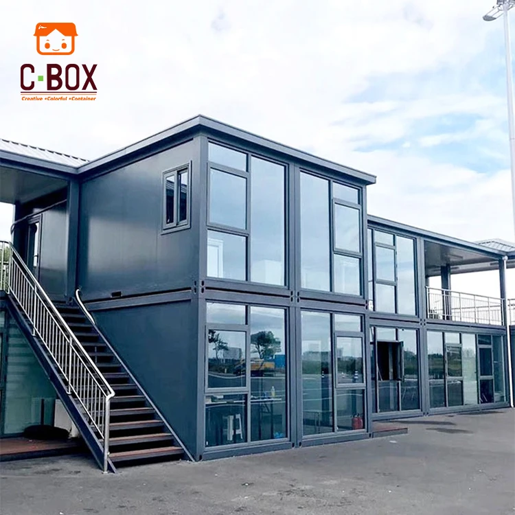 CBOX Индивидуальные Современные роскошные сборные 20-футовые стальные дома с
