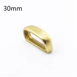 Meetee F1-84 Pure Brass Belt Accessories Ring Brass Loop Belt Buckle