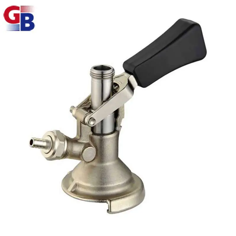 GB brass A type Keg coupler brew barrel spear connector with relieve valve