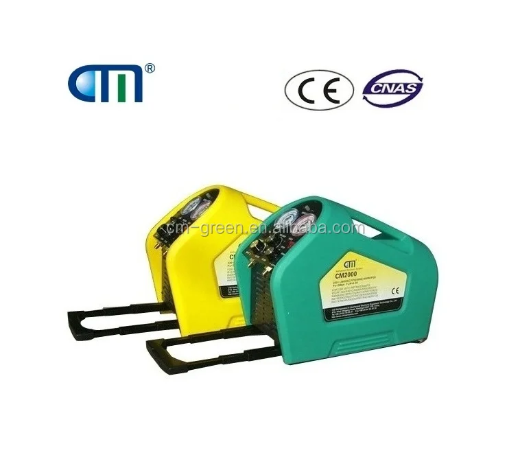 A/C Auto R134a R22 portable car air condition service machine refrigerant recovery recycling recharger machine
